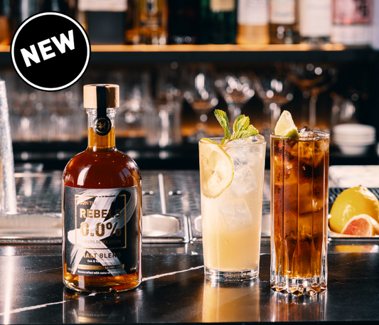 NEW: MALT BLEND, THE ALCOHOL-FREE WHISKEY BY REBELS 0.0%