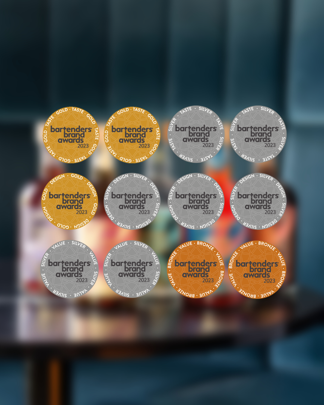 REBELS 0.0 WON 12 MEDALS FROM THE BARTENDERS BRAND AWARDS 2023