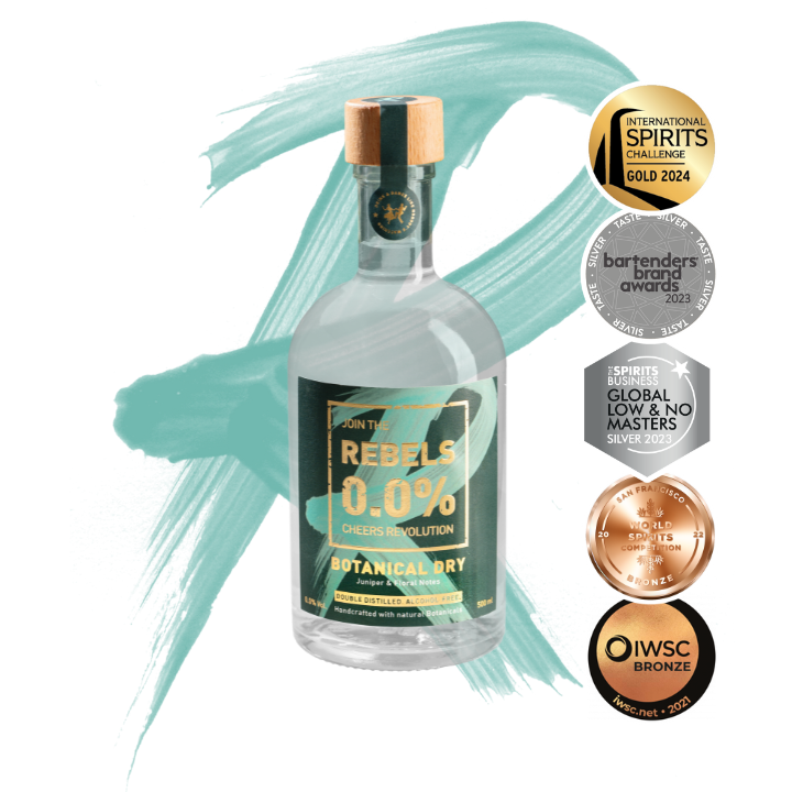 REBELS 0.0% BOTANICAL DRY (alkoholfreier Botanical Spirit)