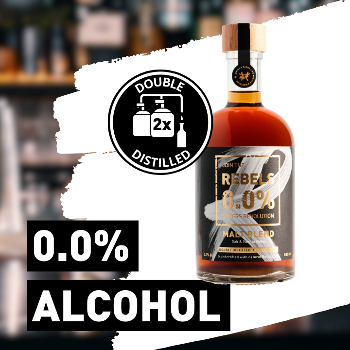 REBELS 0.0% MALT BLEND (alcohol-free dark spirit)