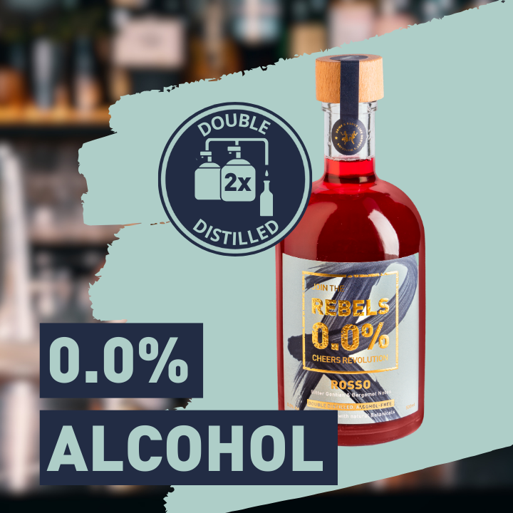 REBELS 0.0% ROSSO (alkoholfreier Bitter Aperitif)