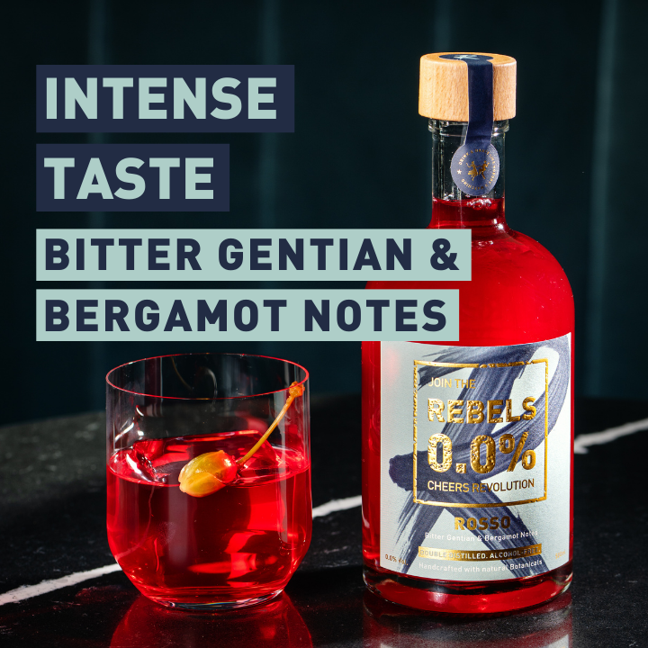 REBELS 0.0% ROSSO (alkoholfreier Bitter Aperitif)