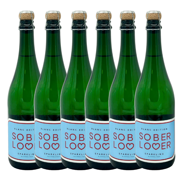 SOBER LOVER Sparkling Blanc (alcohol-free) 6 x 750ml Bottles