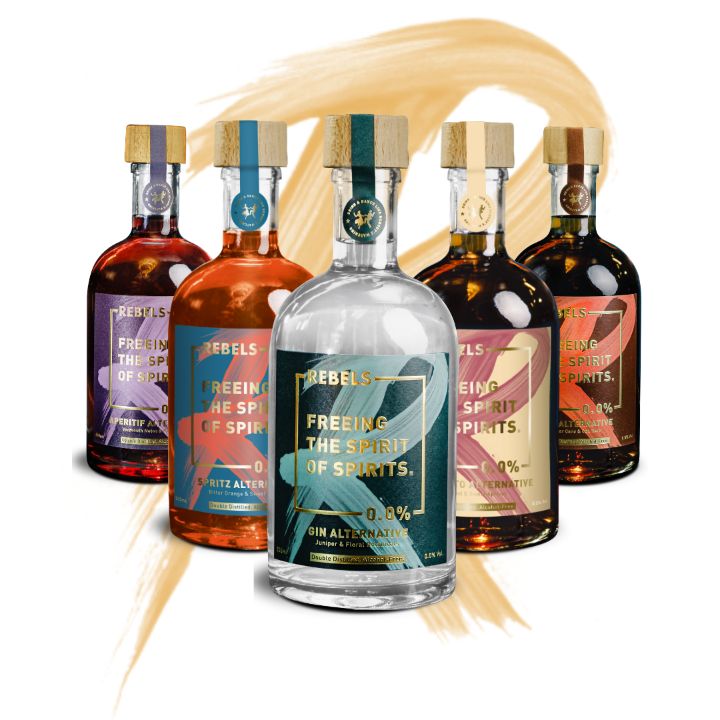 REBELS 0.0% ICH WILL SIE ALLE - 5 Flaschen Set (alkoholfrei)