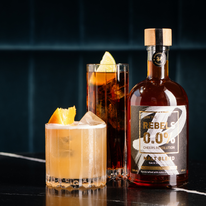 REBELS 0.0% MALT BLEND (alcohol-free dark spirit)
