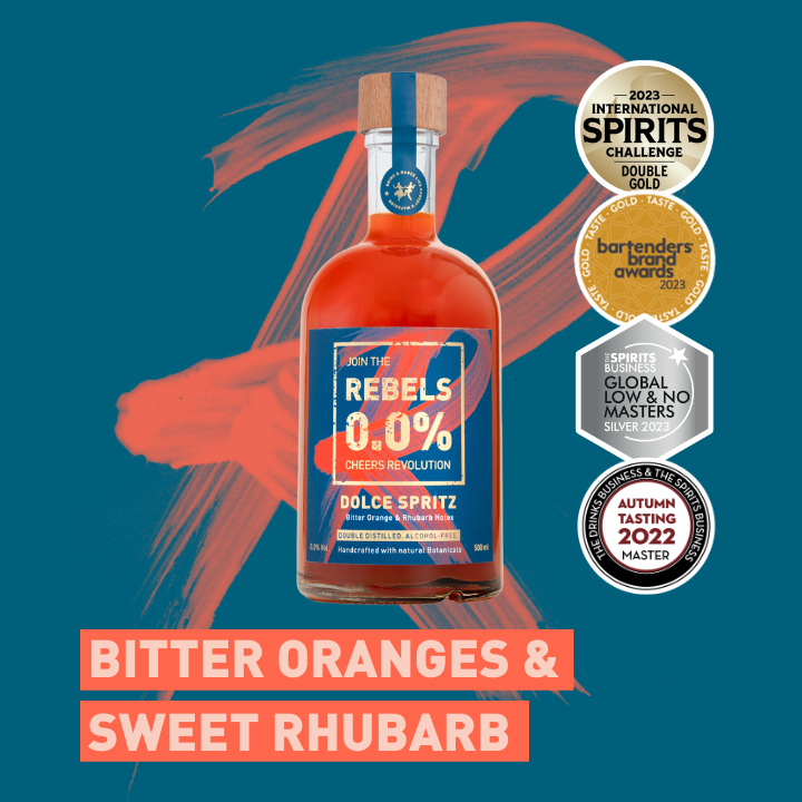 REBELS 0.0% ITALIAN SPRITZ-SET with 750ml Moderato Blanc de Noir (alcohol-free)