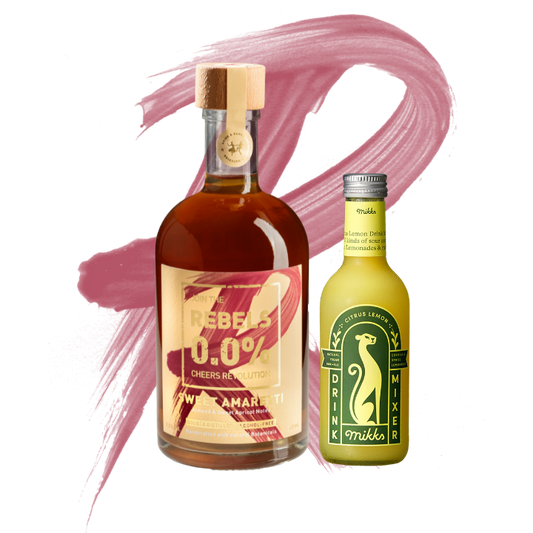 REBELS 0.0% AMARETTO SOUR - Perfektes Cocktail-Set (alkoholfrei)