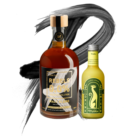 REBELS 0.0% WHISKEY SOUR - Perfect Cocktail Set (alcohol-free)