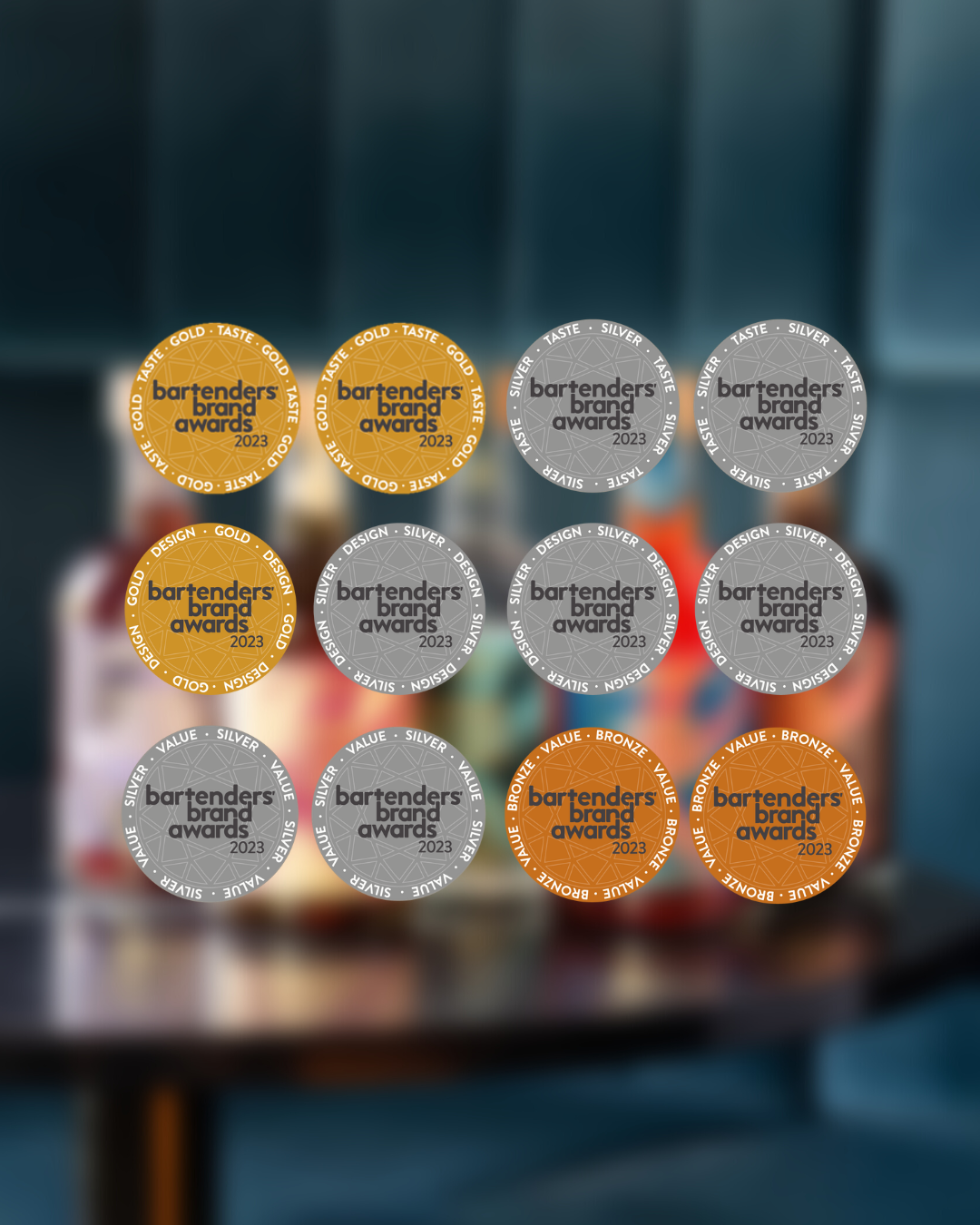 REBELS 0.0% WON 12 MEDALS FROM THE BARTENDERS BRAND AWARDS 2023