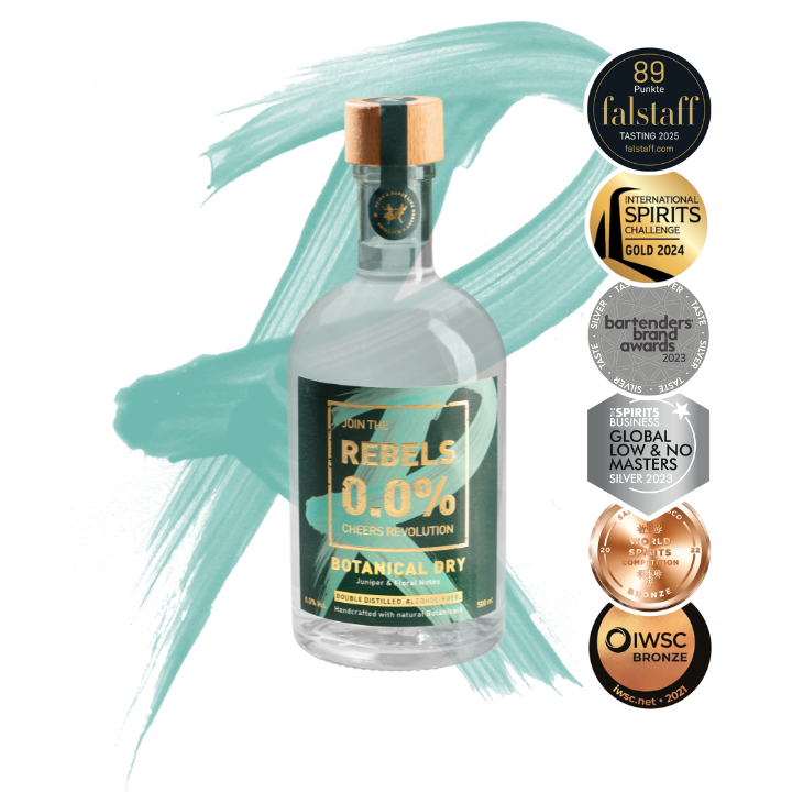 REBELS 0.0% BOTANICAL DRY (alcohol-free botanical spirit)