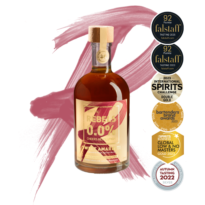 REBELS 0.0% SWEET AMARETTI (alcohol-free Amaretto)