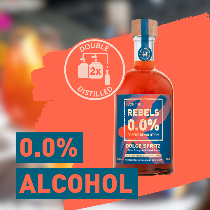REBELS 0.0% DOLCE SPRITZ (alkoholfreie Spritz Alternative)