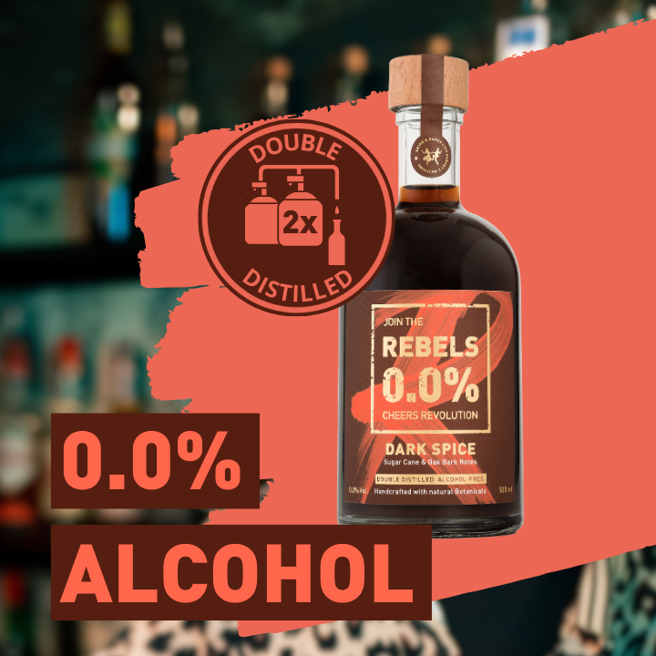 REBELS 0.0% DARK SPICE (alkoholfreie Rum Alternative)