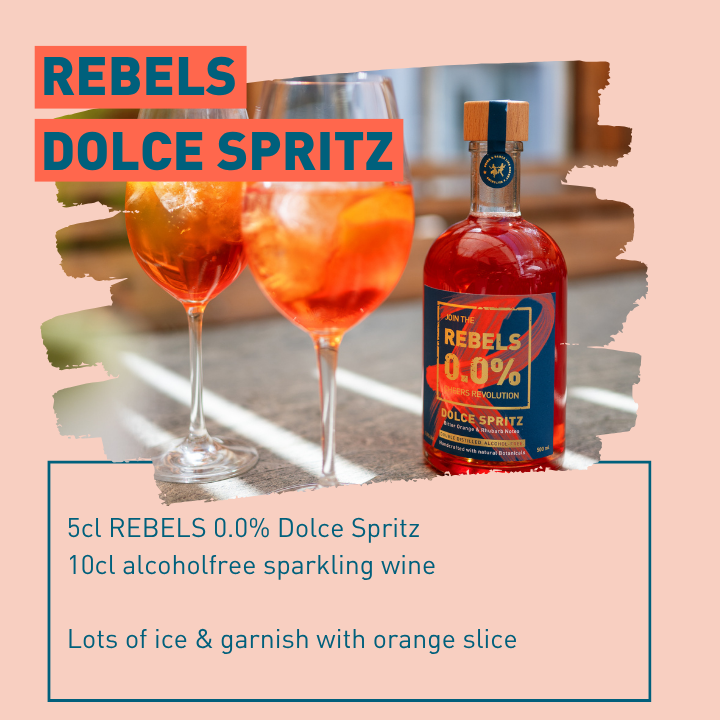 REBELS 0.0% ITALIAN SPRITZ-SET with 750ml Moderato Blanc de Noir (alcohol-free)