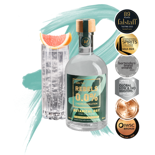 REBELS 0.0% BOTANICAL DRY (alcohol-free botanical spirit)