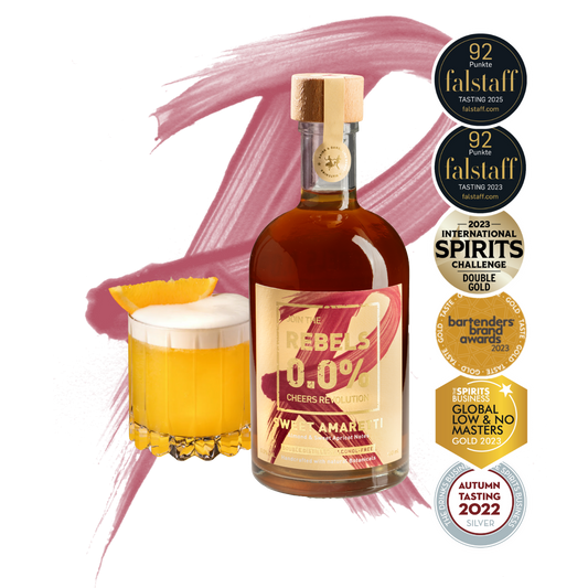 REBELS 0.0% SWEET AMARETTI (alkoholfreier Amaretto)