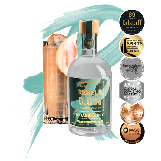 REBELS 0.0% BOTANICAL DRY (alcohol-free botanical spirit)