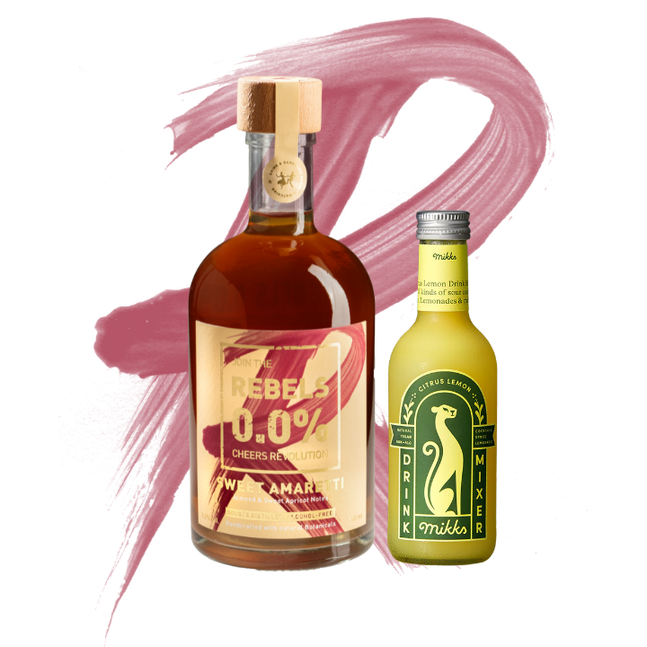 REBELS 0.0% AMARETTO SOUR - Perfektes Cocktail-Set (alkoholfrei)