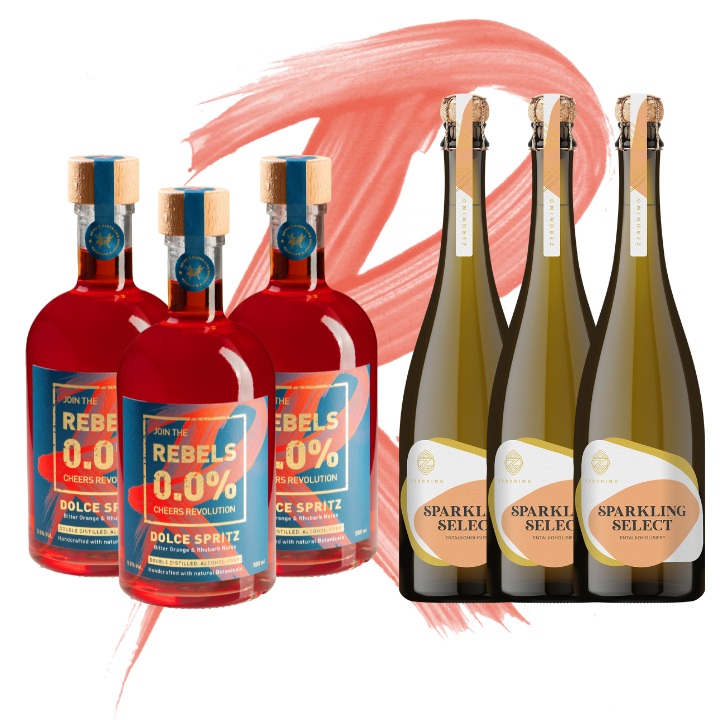 REBELS 0.0% ITALIAN SPRITZ - CELEBRATION SET (alkoholfrei)